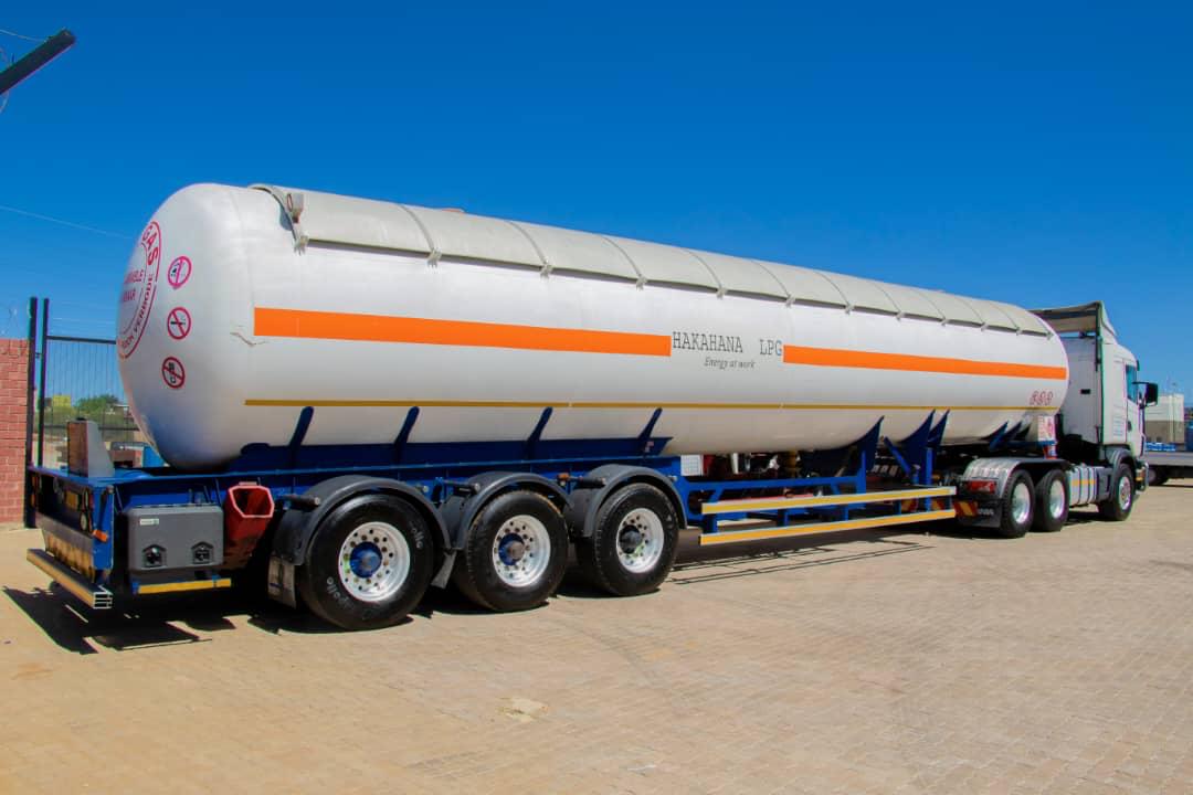 Hakahana LPG tanker on the road